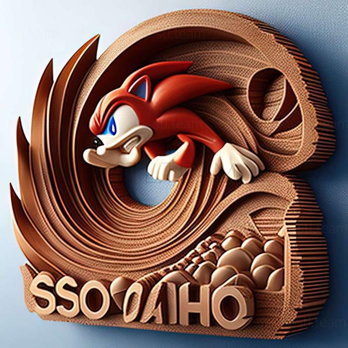 3D model Sonic Dash game (STL)